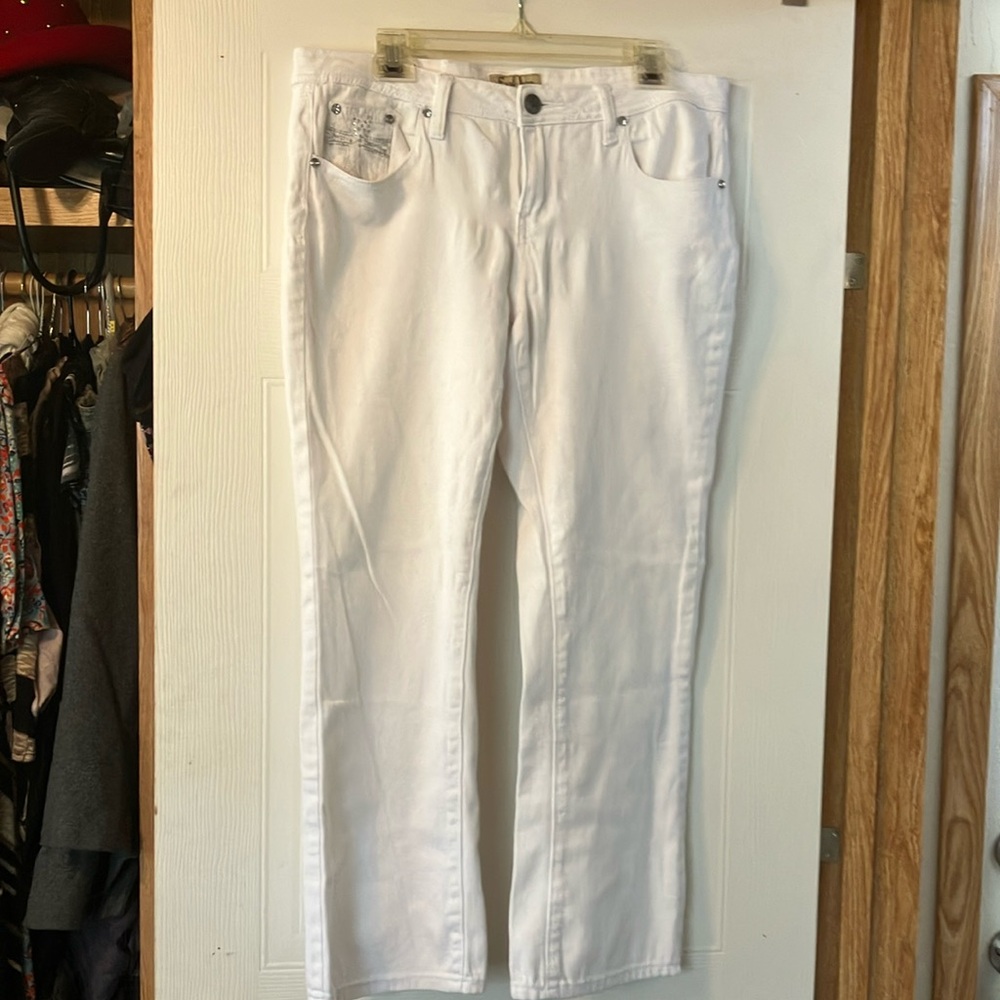 Y2K White Denim Jeans Earl jeans - Picture 2 of 10